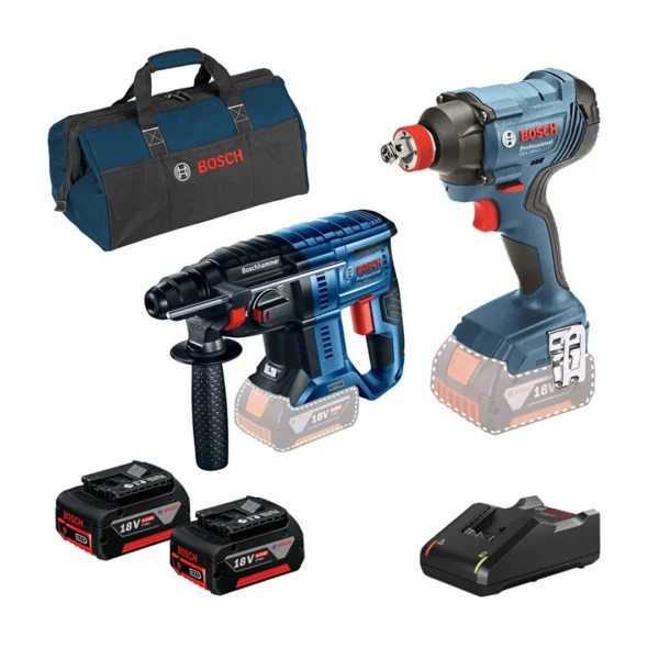 Elektrowerkzeug-Set 18V Bosch 0615990M30 2x4.0Ah
