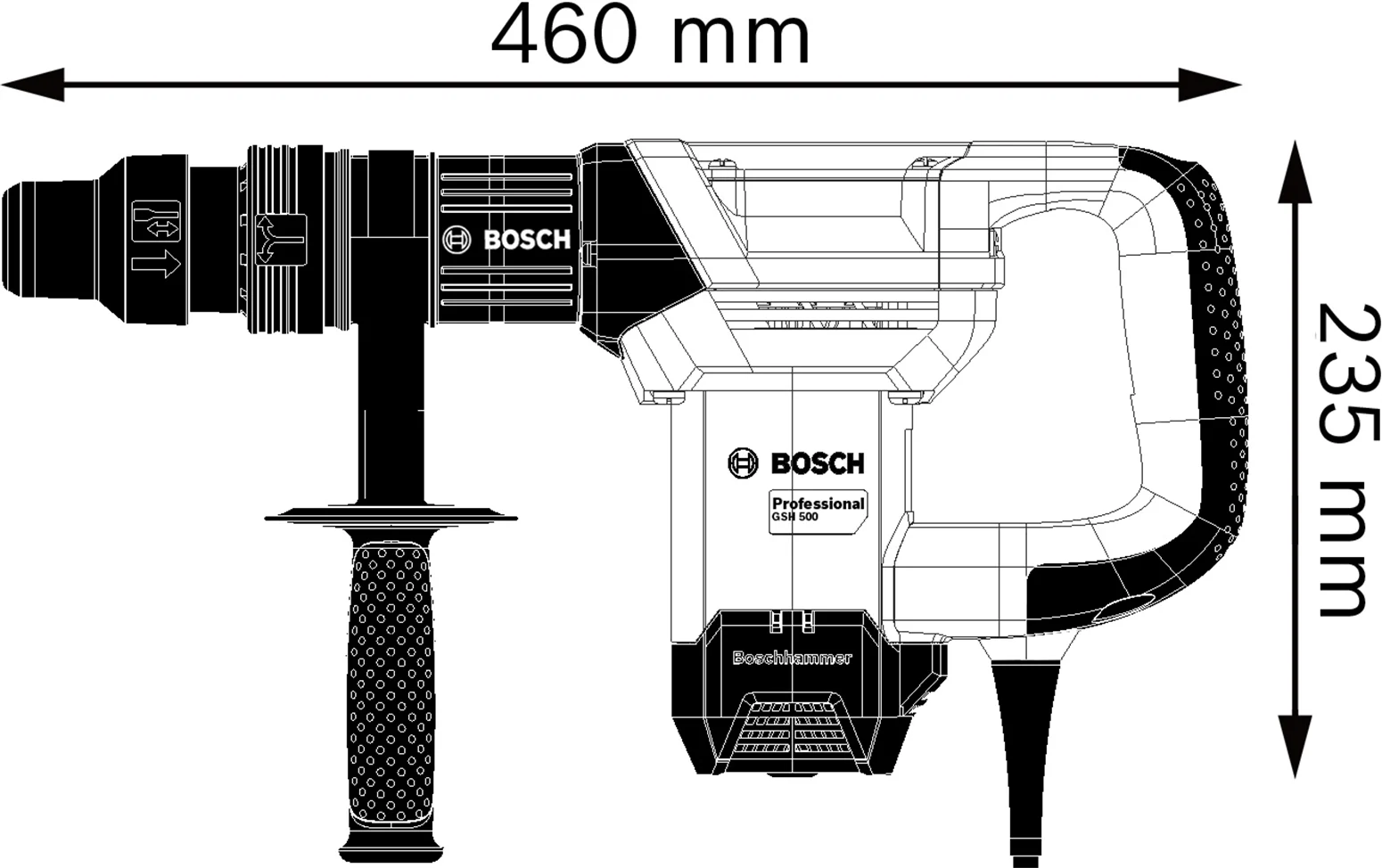 Meißelhammer Bosch GSH 500 – Bild 5