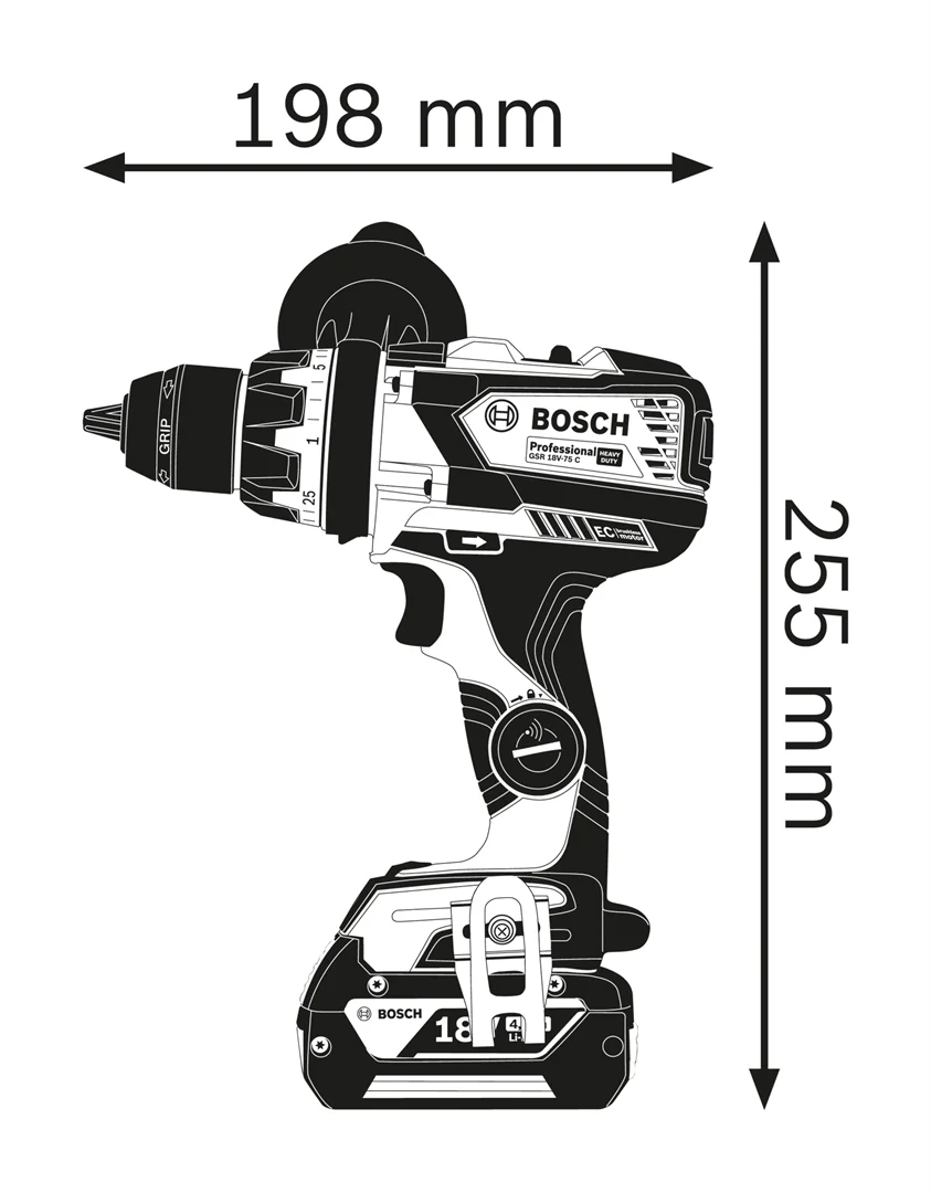 Bohrschrauber Bosch GSR 18V-110 C – Bild 2