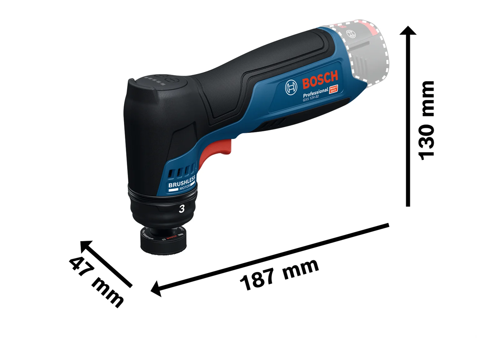 Schwingschleifer Bosch GSS 12V-32 – Bild 2
