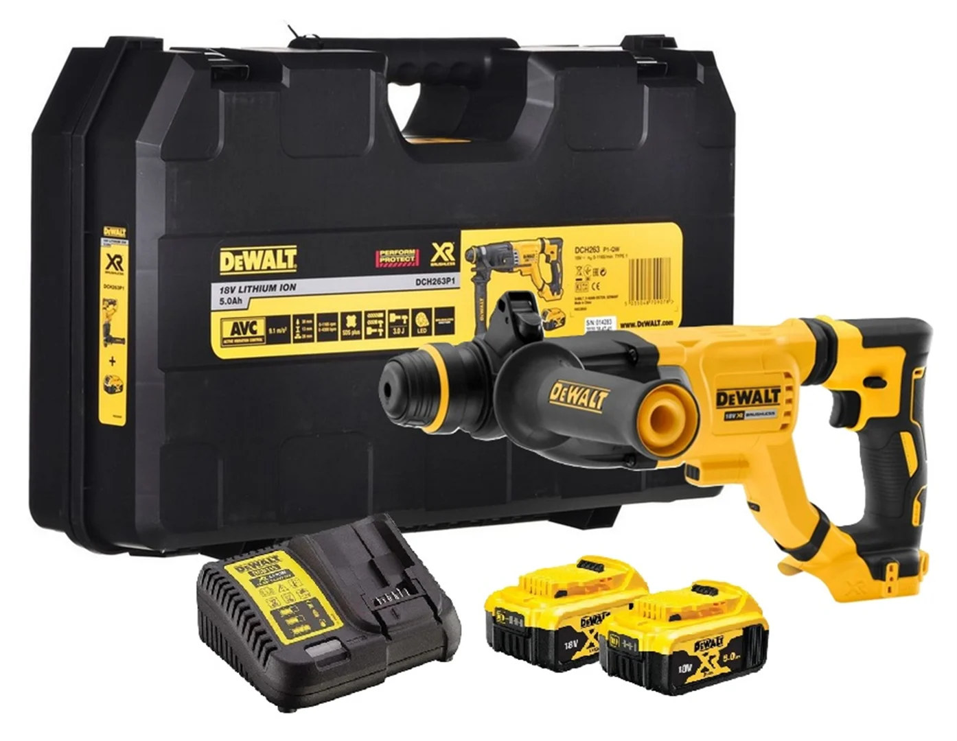 Akku-Bohrhammer DeWalt DCH263P1