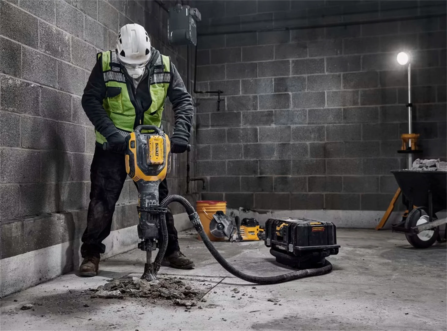 Meißelhammer DeWalt FLEXVOLT DCH966Z2 2x15,0Ah – Bild 5