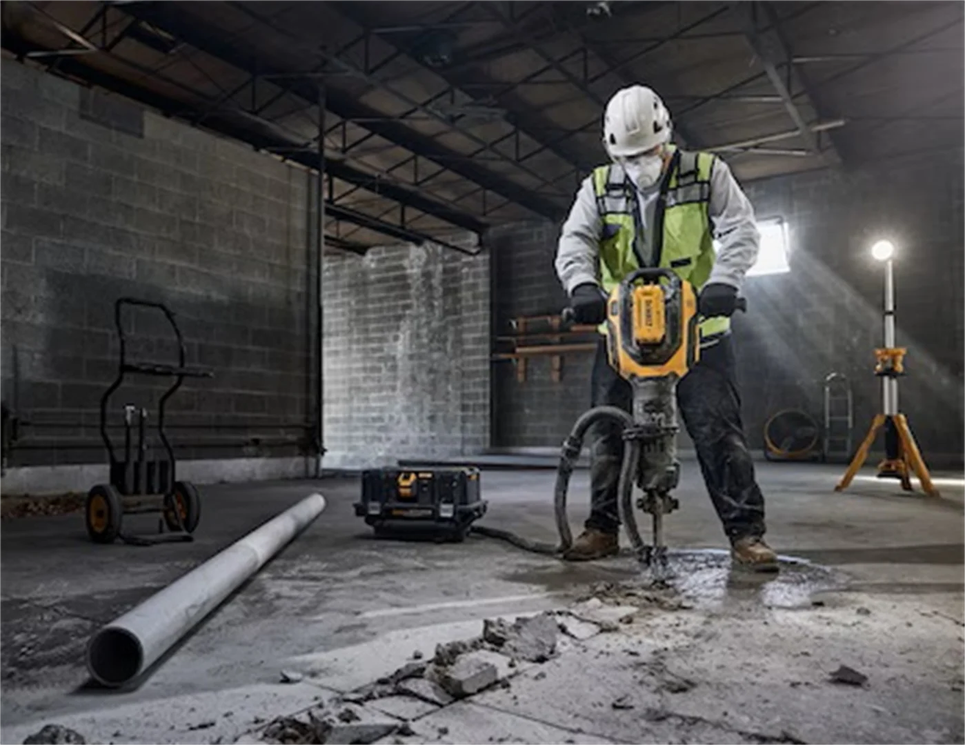 Meißelhammer DeWalt FLEXVOLT DCH966Z2 2x15,0Ah – Bild 6