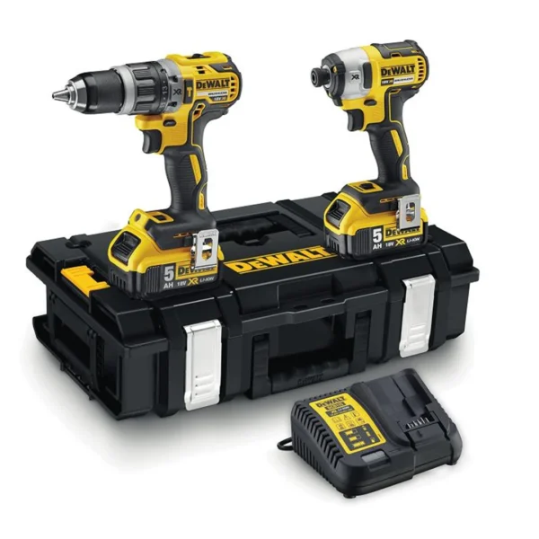 Elektrowerkzeug-Set 18V DeWalt XR DCK266P2 2x5.0Ah