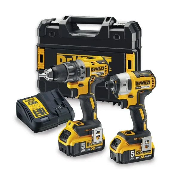 Elektrowerkzeug-Set 18V DeWalt XR DCK268P2T 2x5.0Ah