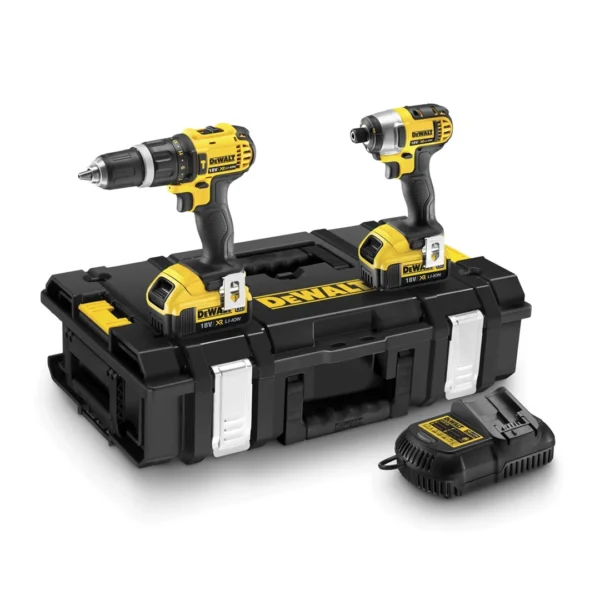Elektrowerkzeug-Set 18V DeWalt XR DCK285M2 2x4.0Ah
