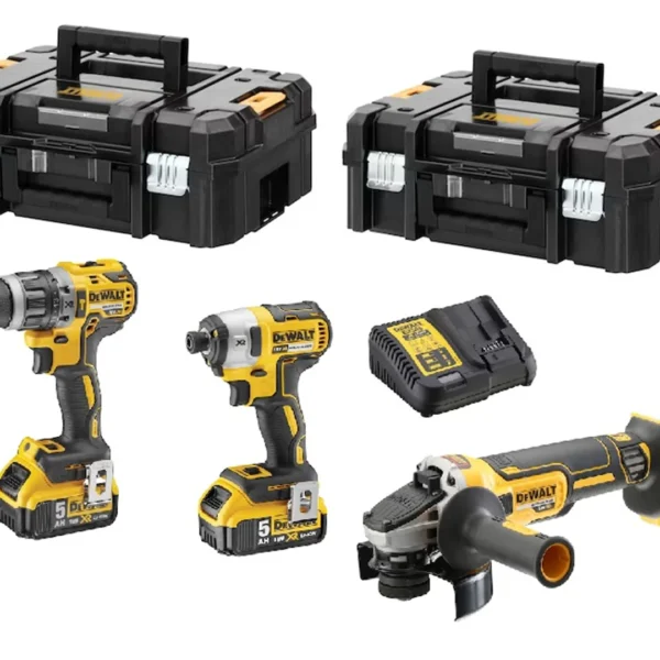 Elektrowerkzeug-Set 18V DeWalt XR DCK384P2T 2x5.0Ah