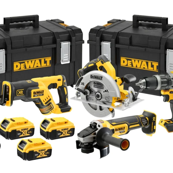 Elektrowerkzeug-Set 18V DeWalt XR DCK623P3 3x5.0Ah