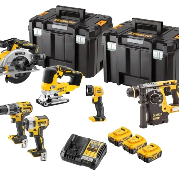 Elektrowerkzeug-Set 18V DeWalt XR DCK690P3T 3x5.0Ah