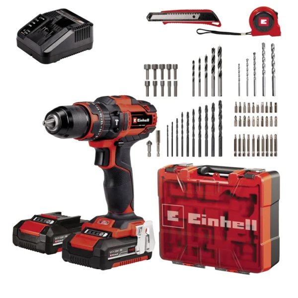 Schlagbohrschrauber Einhell TE-CD 18/40 Li-i +64 (2x2,0Ah)