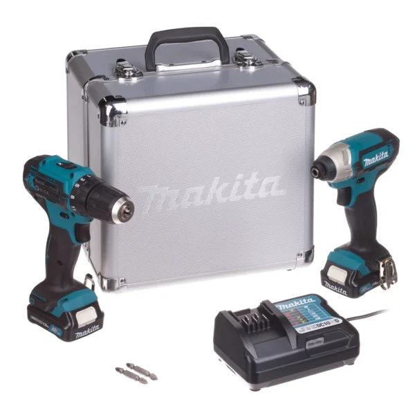 Elektrowerkzeug-Set 12V Makita CXT CLX224X 2x1.3Ah