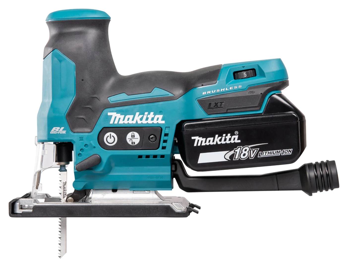 Stichsäge Makita DJV185RFJ 2x3,0Ah MAKPAC 3 – Bild 3