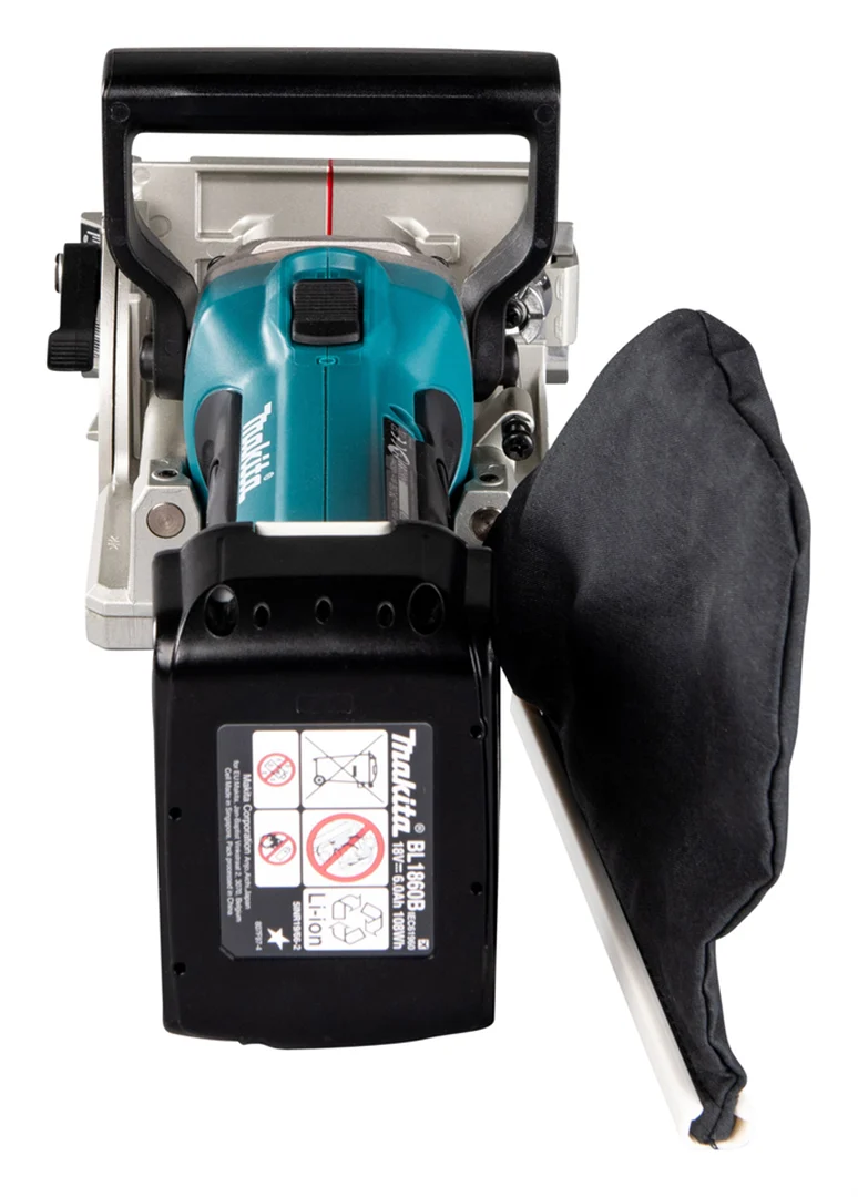 Flachdübelfräse Makita DPJ180Z – Bild 5