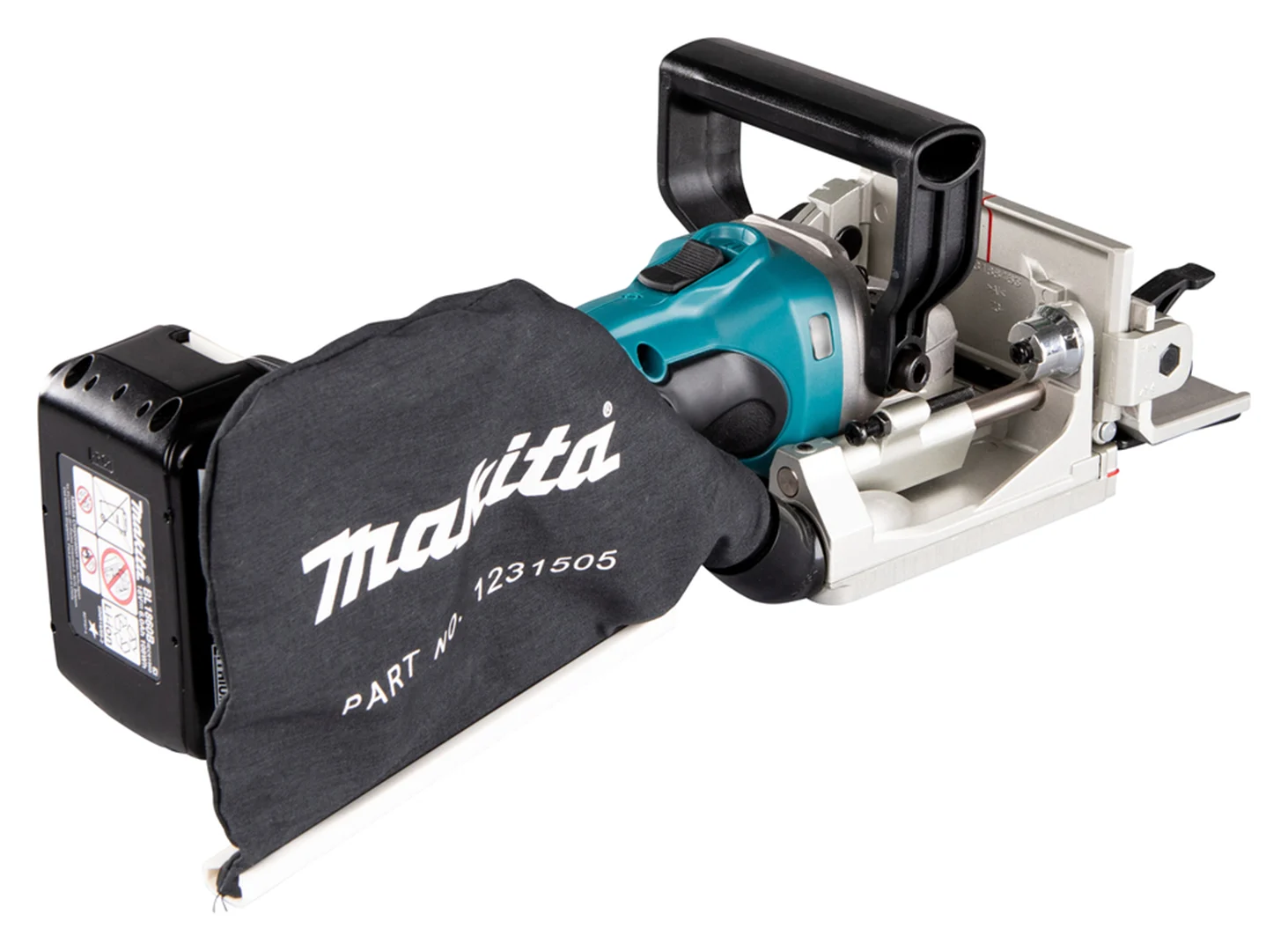 Flachdübelfräse Makita DPJ180Z – Bild 6