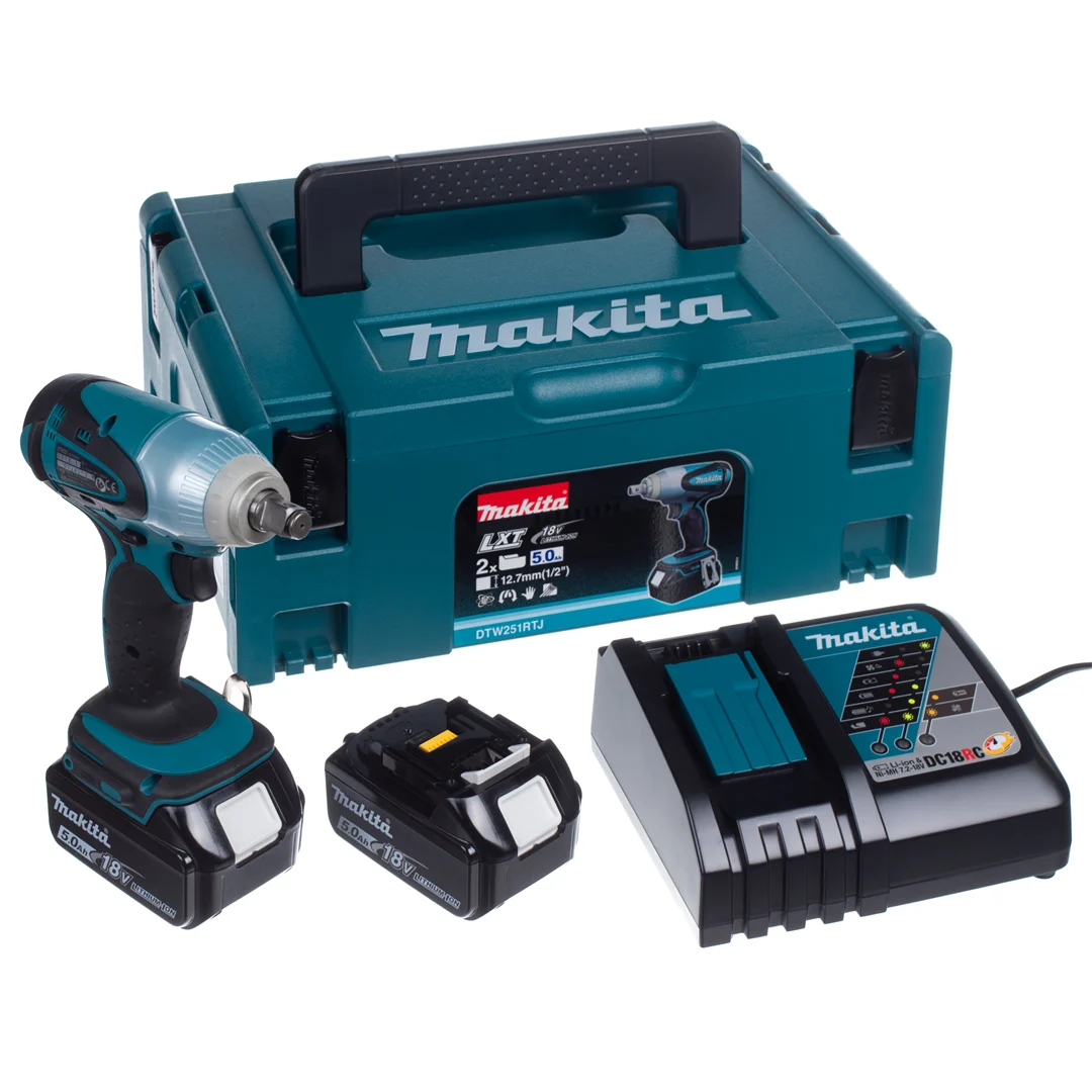 Schlagschrauber Makita LXT DTW251RTJ 2x5.0Ah