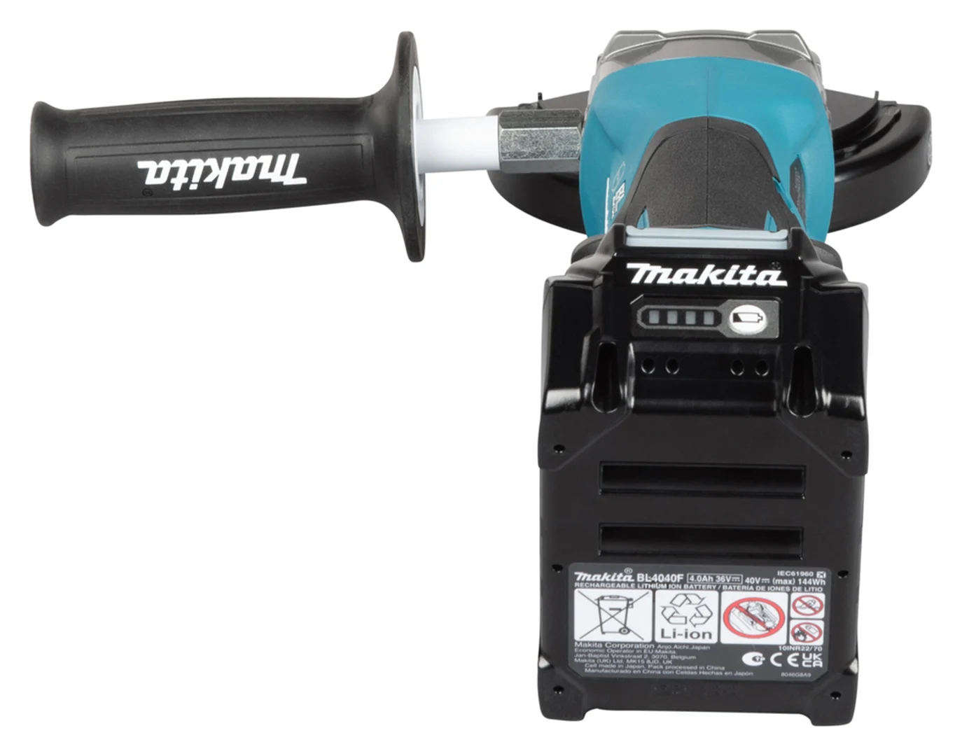 Winkelschleifer mit flachem Kopf Makita XGT GA056GZ01 – Bild 4
