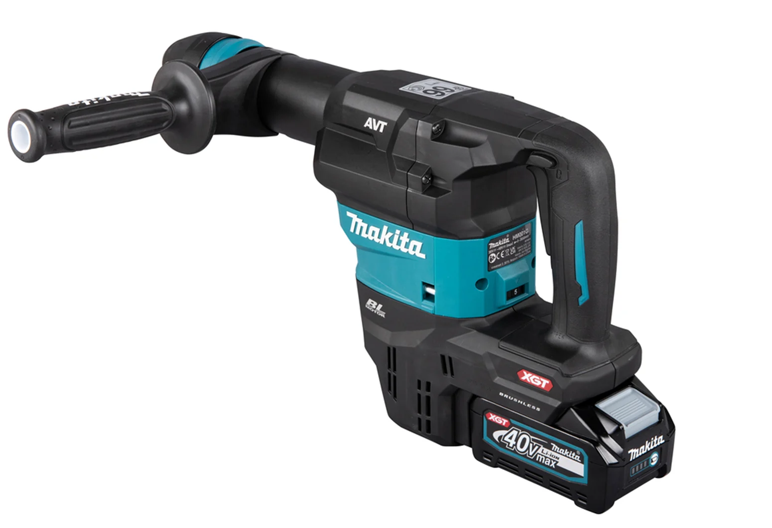 Abbruchhammer SDS-Max Makita XGT HM001GM201 2x4,0Ah – Bild 3
