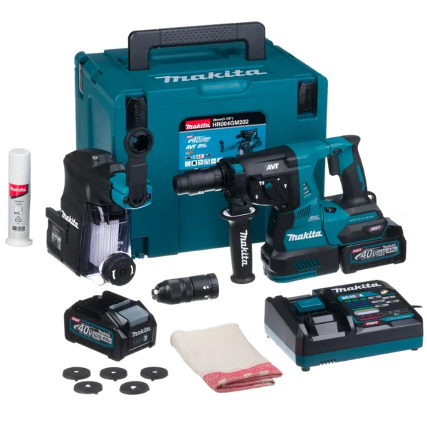 Bohrhammer SDS-Plus Makita XGT HR004GM202 2x4,0Ah MAKPAC 4