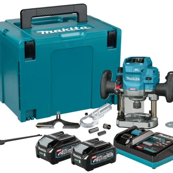 Oberfräse Makita XGT RP001GM201 2x4.0Ah