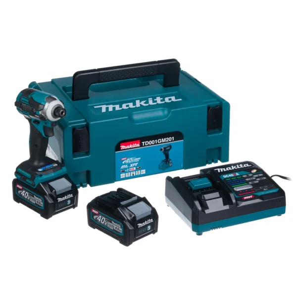 Schlagschrauber Makita XGT TD001GM201 2x4,0Ah MAKPAC 2