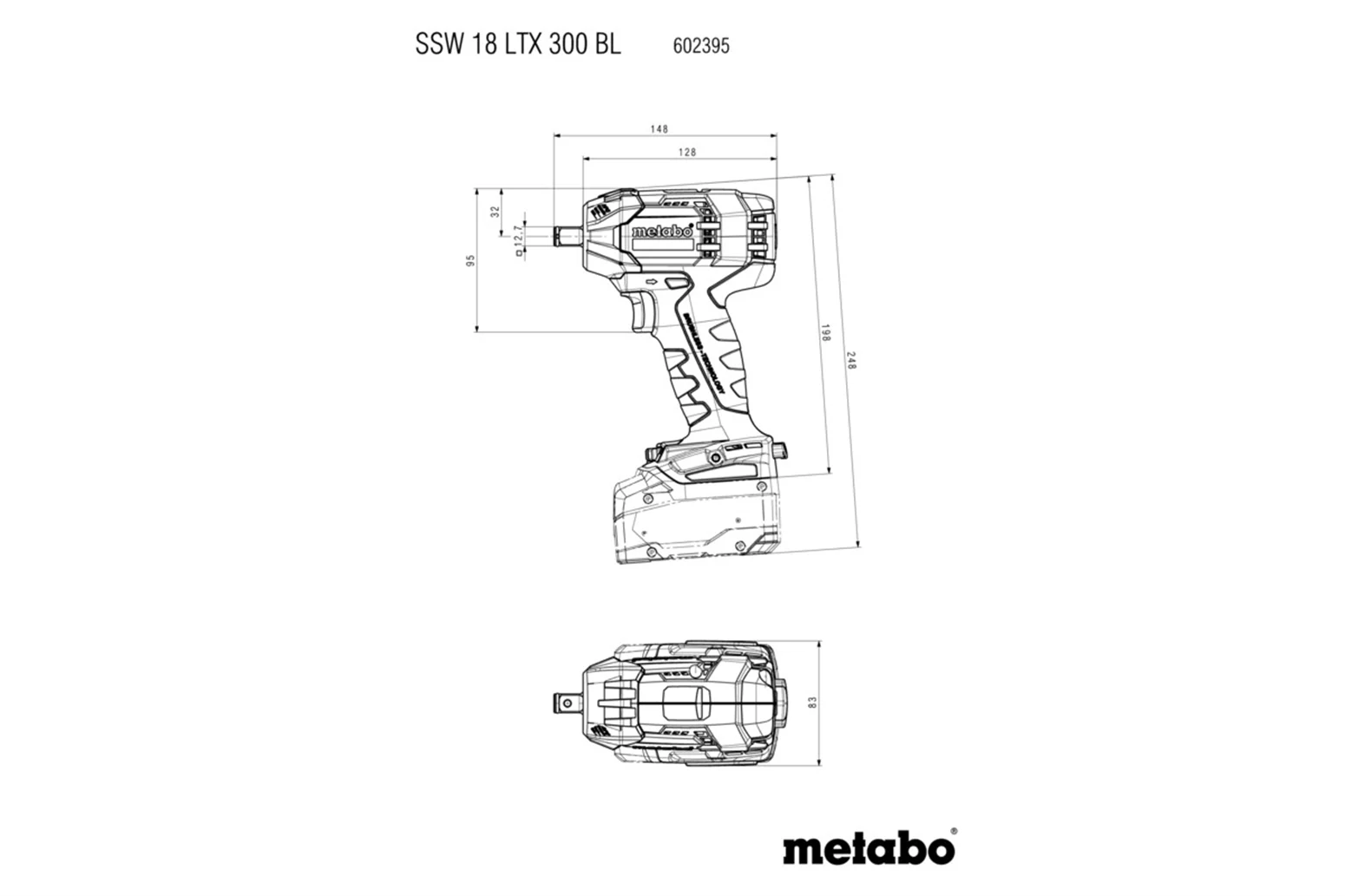 Schlagschrauber Metabo CAS SSW 18 LTX 300 BL – Bild 5