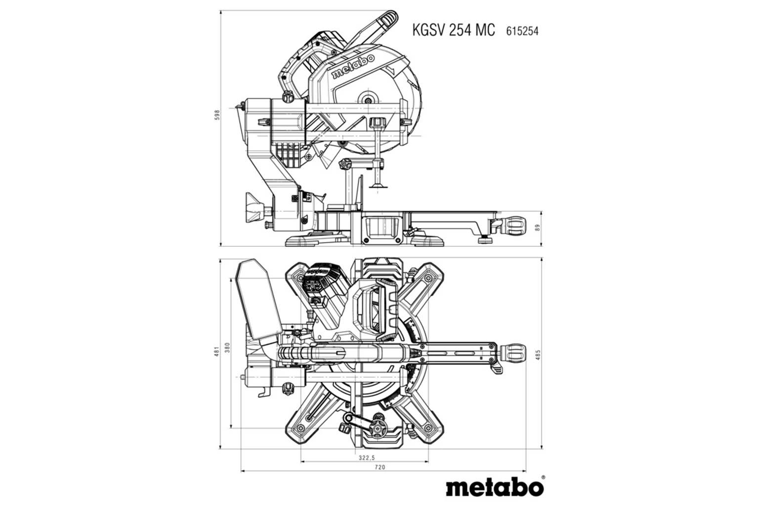 Kappsäge Metabo KGSV 254 MC – Bild 5