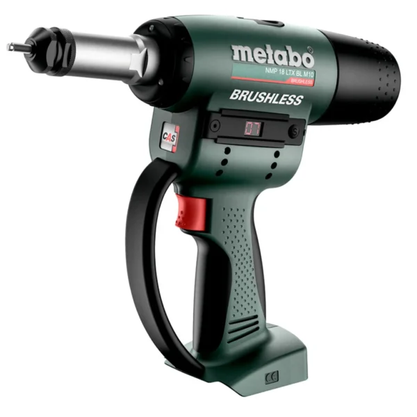 Akku-Blindnietmutternsetzgerät im metaBOX-Koffer Metabo NMP 18 LTX BL M10