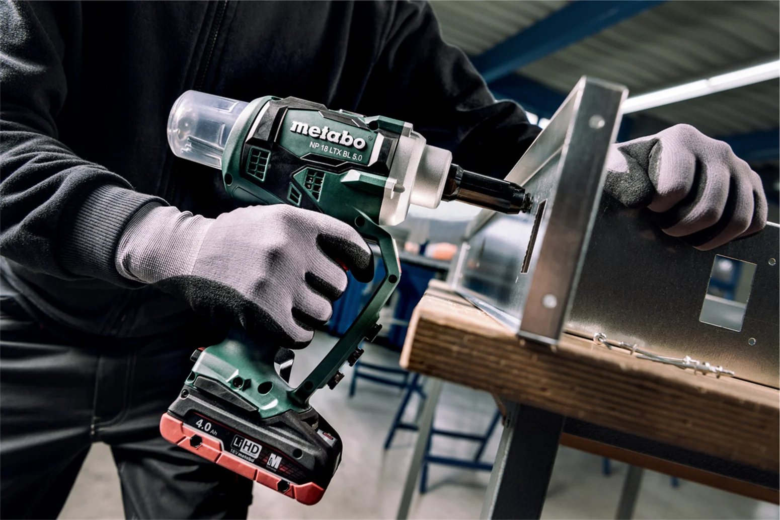 Akku-Nietgerät Metabo NP 18 LTX BL 5.0 – Bild 2