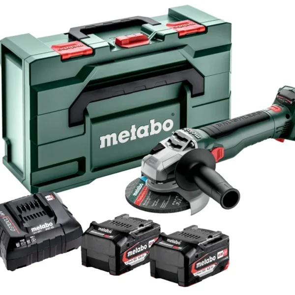 Winkelschleifer Metabo W 18 LT BL 11-125 2x4.0Ah