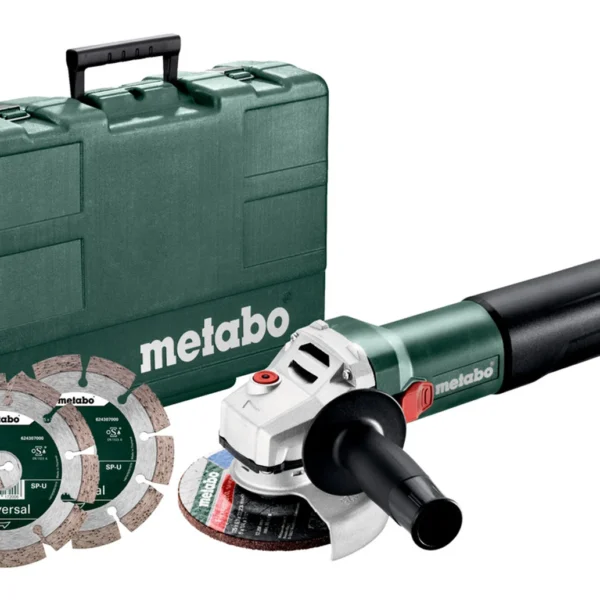 Winkelschleifer Metabo WEQ 1400-125 Set