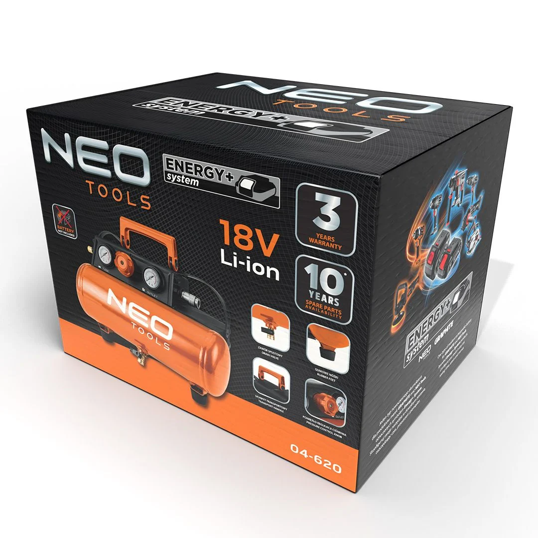 Akku-Kompressor 18V Neo 04-620 – Bild 2