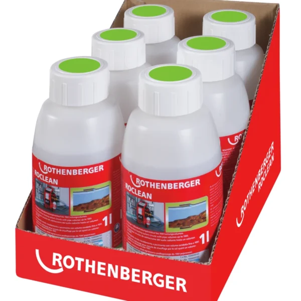 Spülmittel für Fußbodenheizungen, 6 Stück Rothenberger 1500000201