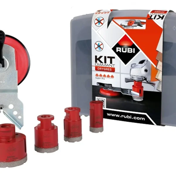 Set mit 4 Diamantbohrern Rubi DRYGRES