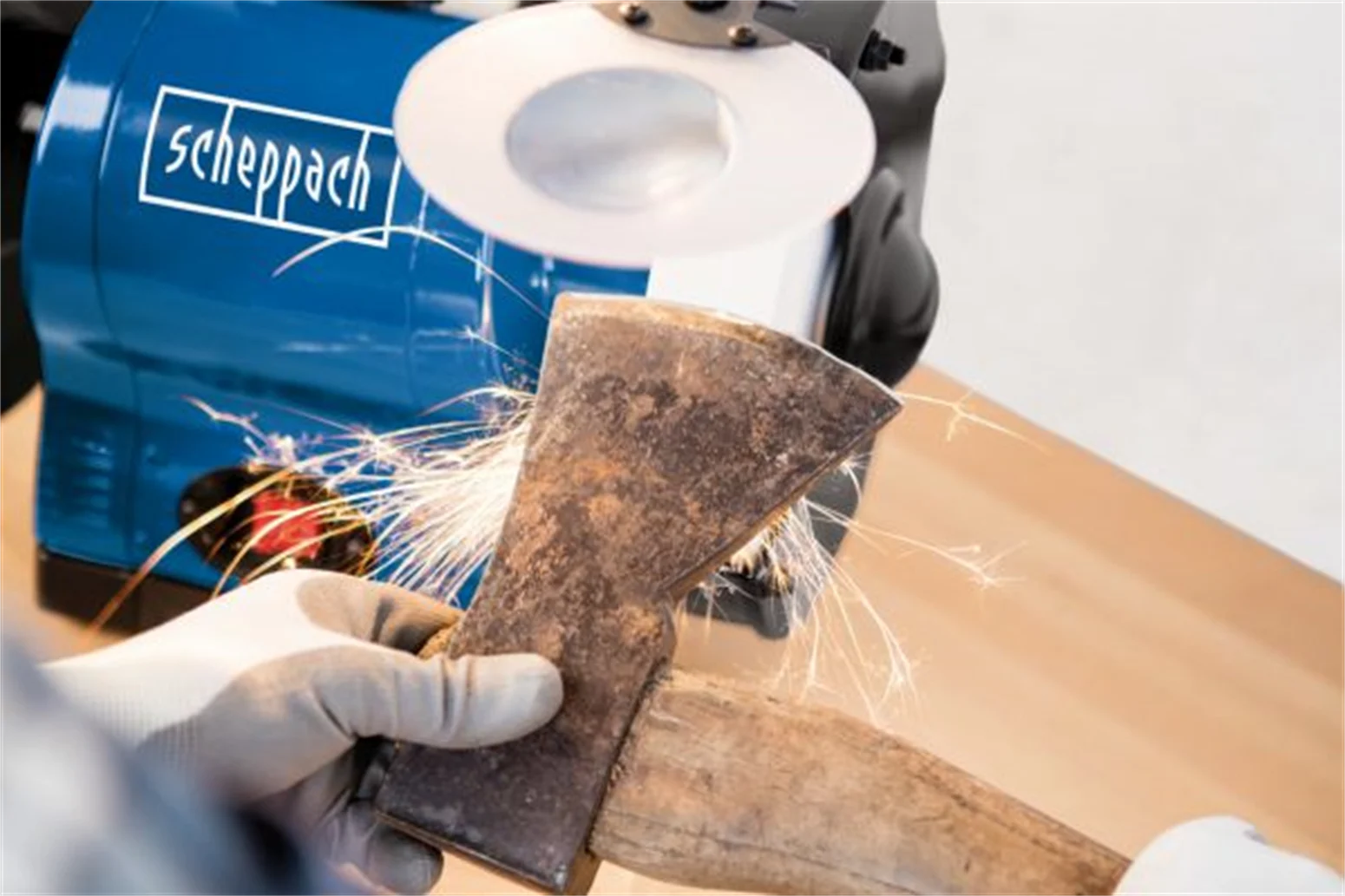 Doppelschleifer Scheppach BG200AL – Bild 3