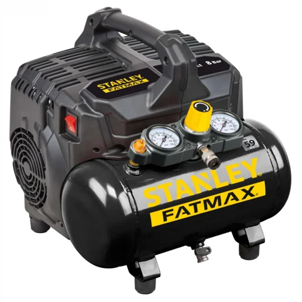 Schallgedämmter ölfreier Kompressor 6l Stanley FatMax B2BL104STF564