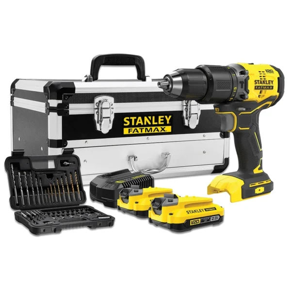 Schlagbohrschrauber Stanley FatMax V20 SFMCD715D2F 2x2,0Ah