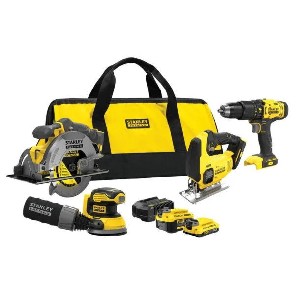 Elektrowerkzeug-Set 18V Stanley FatMax V20 SFMCK412MDS 1x4.0Ah, 1x2.0Ah