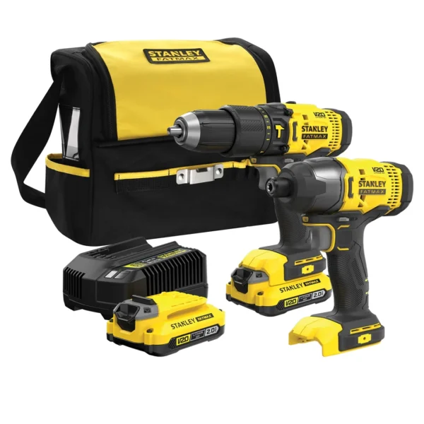 Elektrowerkzeug-Set 18V Stanley FatMax V20 SFMCK465D2S 2x2.0Ah