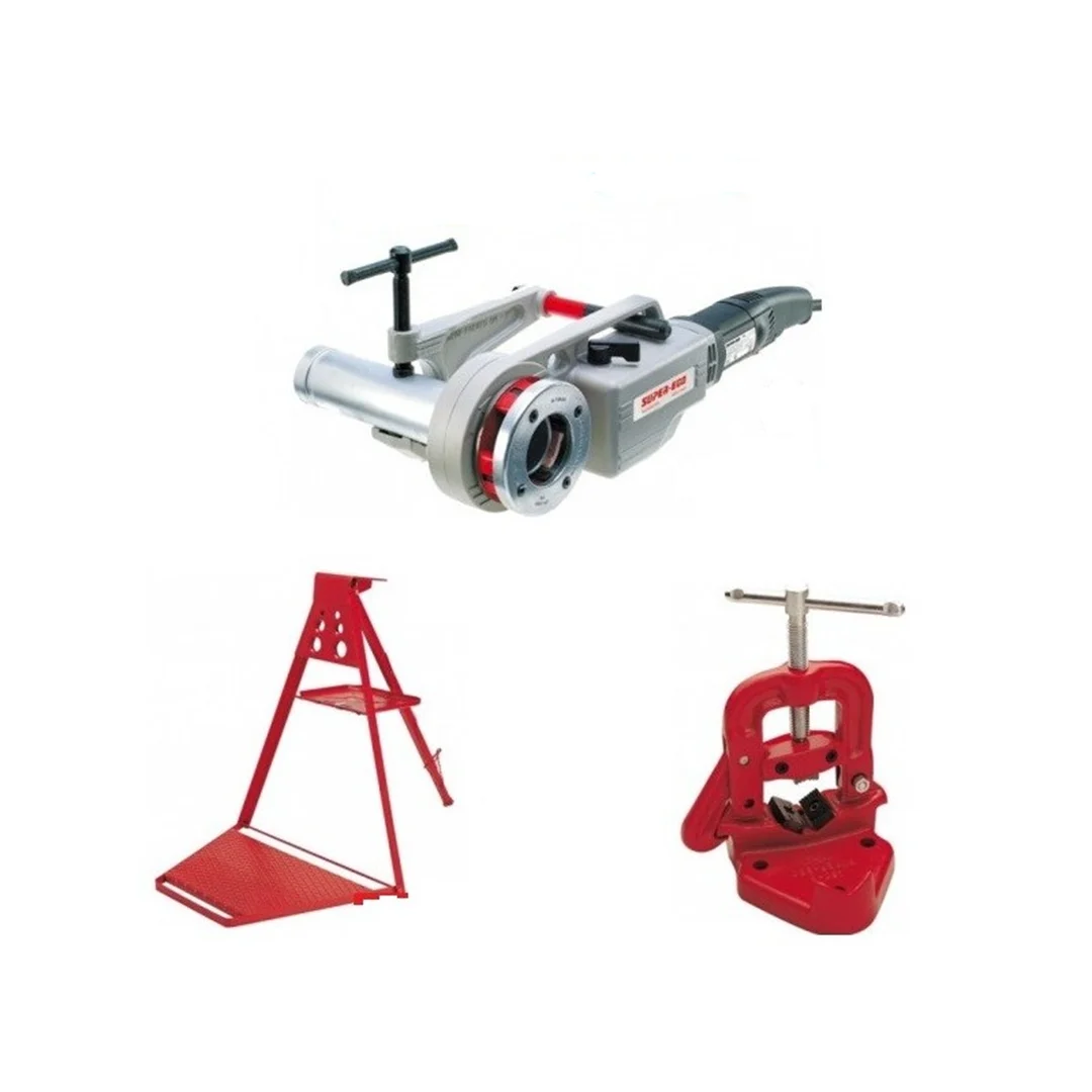 Gewindeschneidmaschine mit Tisch und Schraubstock Super-Ego SUPERTRONIC 2000 EXTRA