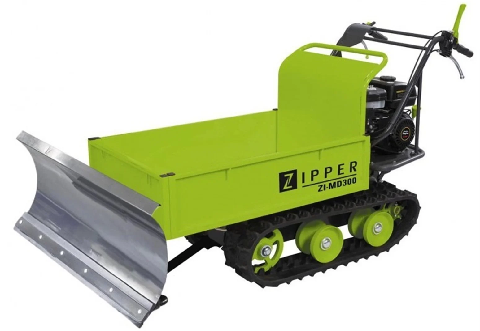 Raupendumper mit Schneeschild Zipper ZI-MD300