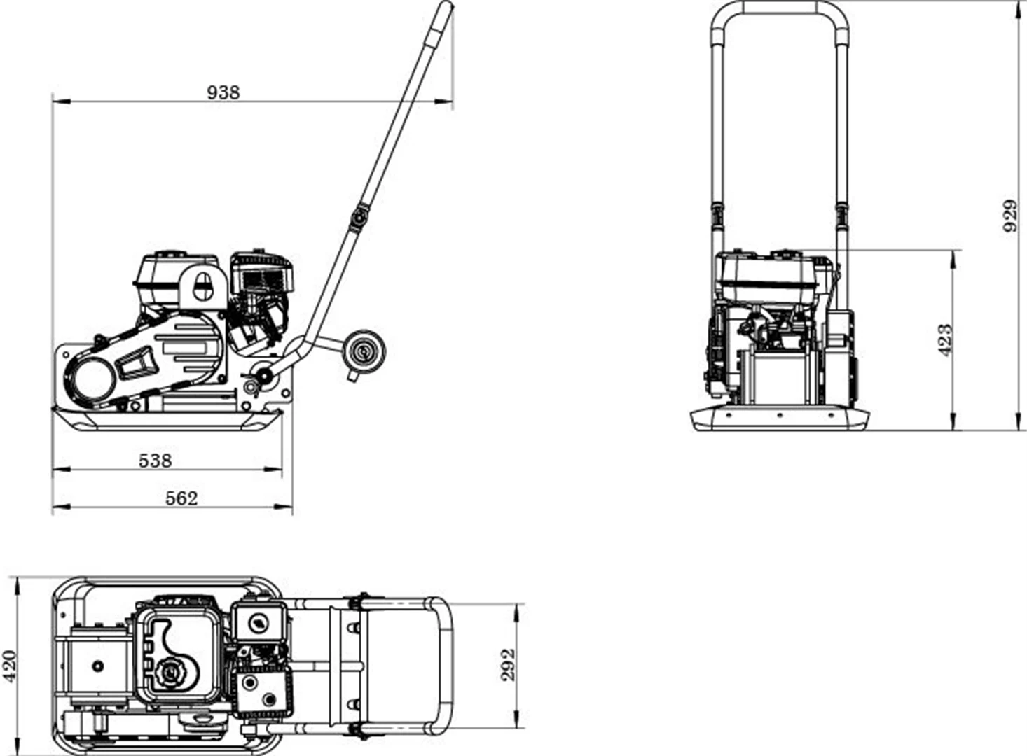 Rüttelplatte Zipper ZI-RPE90E – Bild 5